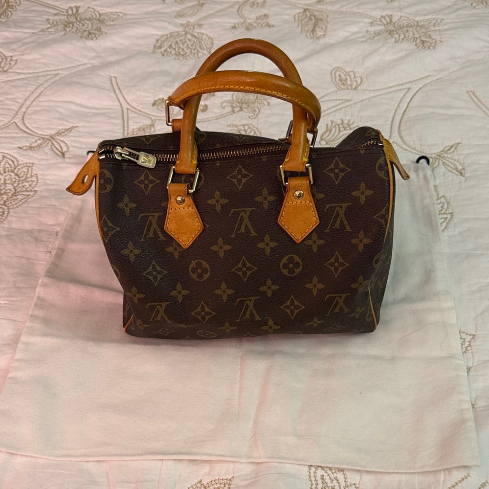 Louis Vuitton SP0025 Speedy 25 Brown Monogram Handbag - Picture 2 of 12